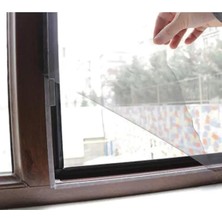 Ayrex Pencere Sinekliği 100X150 cm Bantlı Sineklik Cırt Cırt Bantlı Sineklik