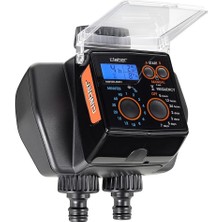 Ayrex Claber 8488 Dual Select, 2 Çıkışlı Otomatik Tımer, 98 Programlı, Sulama Zamanlayıcısı