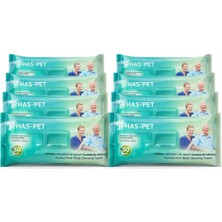 Ayrex Has-Pet Perine Bölgesi ve Vücut Temizleme Mendili 50'li x 10 Paket (500 Adet) – Yetişkin Hasta Bakım Islak Mendil
