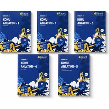 Raunt 12. Sınıf Tyt Coğrafya 1 Konu Anlatımı 1-2-3-4-5 Seti – 5 Kitap – Doğal Sistemler, Beşeri Sistemler, Çevre ve Toplum