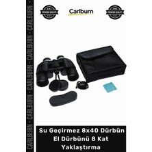 Carlburn #dürbün Askeri Tip Profesyonel Net Görüntü Su Geçirmez 8X40 Dürbün El Dürbünü 8 Kat Yaklaştırma