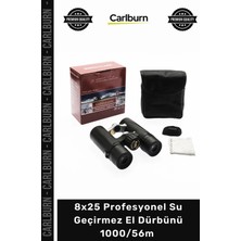 Carlburn #dürbün Avcı Keskin 8X25 Profesyonel Su Geçirmez El Dürbünü – 100056M – Kompakt Tasarım
