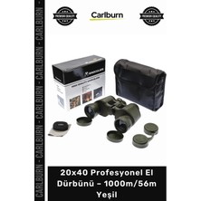 Carlburn #dürbün Büyük Göz Mercekli Süper Net Nikula 20X40 Profesyonel El Dürbünü – 1000M56M – Yeşil
