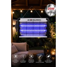 Ayrex Glr KF-6020 Sinek Öldürücü Lamba Uv Işıklı 20W Elektrikli Sivrisinek Tuzağı Işıklı Cihaz