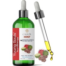 Ayrex Young Souls Aromatherapy Castor Carrier Oil Hint Yağı 100 ml (Yoğun Kıvamlı)