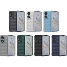 Ayrex Microcase Honor 90 Miami Serisi Darbeye Dayanıklı Silikon Kılıf - AL3420 (Açık Gri)