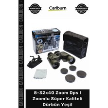 Carlburn #dürbün Profesyonel Doğa Gözlem 832X40 Zoom Dps I Zoomlu Süper Kaliteli Dürbün Yeşil