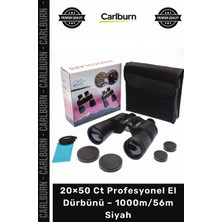 Carlburn #dürbün Su Geçirmez Zoomlu Net Görüntü Avcı 20×50 Ct Profesyonel El Dürbünü – 1000M56M – Siyah