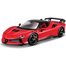Ferrari SF90 Xx Stradale, Araba Diecast 1:24, Detay Supercar Replica Kapı ve Kutulu, Ferrari Lisans