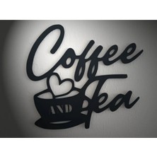 Belirtilmemiş "coffee And Tea" Yazılı Dekoratif Duvar Süsü