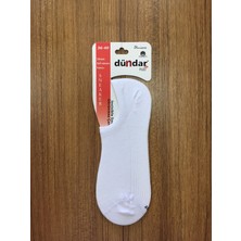 Dündar-Unisex Beyaz Pamuklu 6'lı Dikişsiz Sneaker Çorap Unısneker6-Beyaz-40-44
