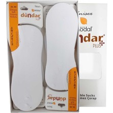 Dündar-Sneaker Dikişsiz / Soft Yıkama / Kokulu 12 Çift Kadın-Beyaz-36 - 40