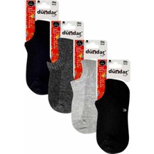 Dündar-Erkek Çocuk Renkli Sneaker Çorap - 12 Adet-Karışık Renk-11 Yaş