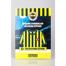 Lisanslı Fenerbahçe Efsane Formalar +5 Yaş Boyama Kitabı