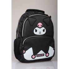 x Dekomus Lisanslı Kuromi Dark Delight Collection Büyük Boy Okul Çantası