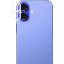 Happy Trend Kzy Iletişim Apple iPhone 16 Uyumlu Kamera Lensi Şeffaf Koruma Camı