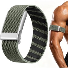 Happy Trend Getino Whoop 5.0 Bantları ile Uyumlu Naylon Pazı Bandı, Tepe ve Yaşam Mg, Nefes Alabilen Spor Ayarlanabilir Elastik Yedek Kayış, Whoop Bicep Band 5.0 Fitness Aktivite Izleyici Için