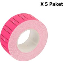 Bigpoint Fıyat Etiketi 10'lu Pembe x 5 Paket