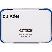 Bigpoint Metal Istampa Küçük Boy x 3 Adet