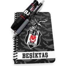 Beşiktaş Lisanslı Taraftar Set (Defter,versatil Kalem,mekaniksilgi)