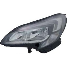 Oto101 Opel Corsa E Ön Far Elektrikli Motorlu LED Gündüz Farlı Sol 14-