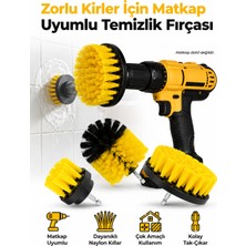 Jant Temizleme Fırçası 3'lü Matkap Ucu Set