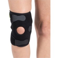 Türkmedical Kısa Patella Destekli Dizlik, Neopren, Siyah
