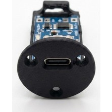 Gözeler TP4056 Type-C Pil Şarj Modülü - Yuvarlak Tabanlı Dik 3D Baskı Panel Montaj Kasa