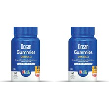 Kids Gummies Omega 3 60 Çiğnenebilir Jel Form (2 Paketi)