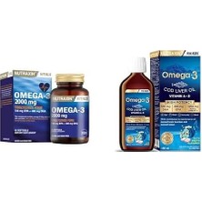 Vitals Omega-3 2000 Mg Epa + Dha Balık Yağı Içeren Takviye Edici Gıda (1 x 60 Kapsül) + Nutrax