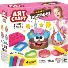 TeknoKapsül 03683 Art Craft Doğum Günü Hamur Set 200 gr