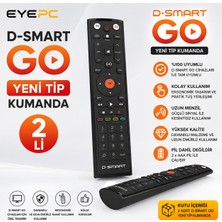 EYE PC D-Smart Akıllı Kumanda 2 Adet Orijinal Uzaktan Kumanda Uyumlu Kablosuz Kontrol