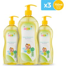 Mery Baby Bebek Şampuanı – Papatya Özlü X3 Adet - 750 ml