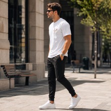 Elze Moda A Kalite Erkek Premium Elze Baskılı Oversize T-Shirt