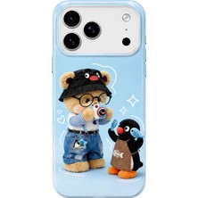 iPhone 17 Pro Tiny Bear Collection Çift Katmanlı Essential Tough Telefon Kılıfı