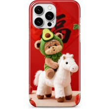 Iphone 16 Pro Novera Cozy Friends Collection Çift Katmanlı Essential Tough Telefon Kılıfı