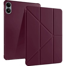 Uryport Xiaomi Redmi Pad Pro 12.1 Kılıf Kalemlikli Mars Tablet Kılıfı - Mürdüm