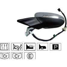 Oto101 Volkswagen Golf Vıı Ayna Elektrikli Isıtmalı Sinyal Çevre Aydınlatmalı Katlamalı Astarlı Sol 12-