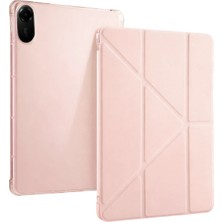 Uryport Xiaomi Redmi Pad 2 Kalemlikli Mars Tablet Kılıfı - Rose Gold