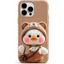 Iphone 16 Pro Novera Cozy Friends Collection Çift Katmanlı Essential Tough Telefon Kılıfı