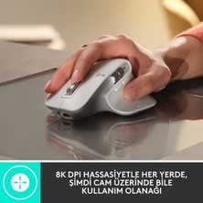 Sungur's Store Logitech 910-006560 Mx Master 3s Kablosuz Performans Mouse Açık