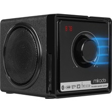 Sungur's Store Bluetooth Destekli Siyah Müzik Hoparlörü, Sd ve Mmc Desteği