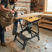Sungur's Store 100 kg Kapasiteli 6 Kademe Ayarlanabilir Katlanabilir Çalışma Masası