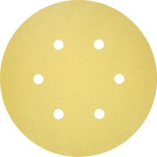 Sungur's Store 150 mm Zımpara, 6 Delikli, 150 Kum, 50'li Paket