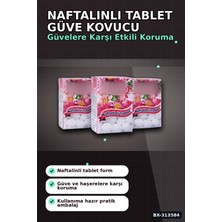 Techora Sale Çiçek Desenli Kutuda 6 Adet Naftalinli Tablet Güve Kovucu Dolap Çekmece Koruyucu BX-313584