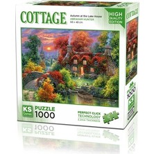 Sungur's Store 1000 Parça Göl Evinde Sonbahar Temalı Bulmaca