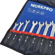 Sungur's Store 12 Parça Cr-V Açık Ağız Anahtar Seti 6-32 mm ile Taşıma Bezli