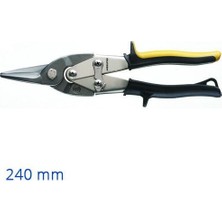 Sungur's Store Alüminyum Düz Saç Kesme Makası 240 mm Ergonomik Tasarım