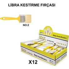 Sungur's Store 12 Adet Libra Kestirme Fırçası, No 2 Kalite Fırça Seti