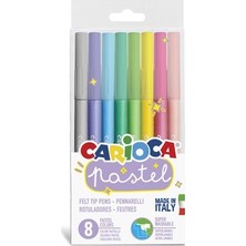 Sungur's Store Yıkanabilir Pastel Keçeli Boya Kalemi, 8 Renk Set